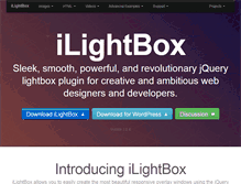 Tablet Screenshot of ilightbox.net